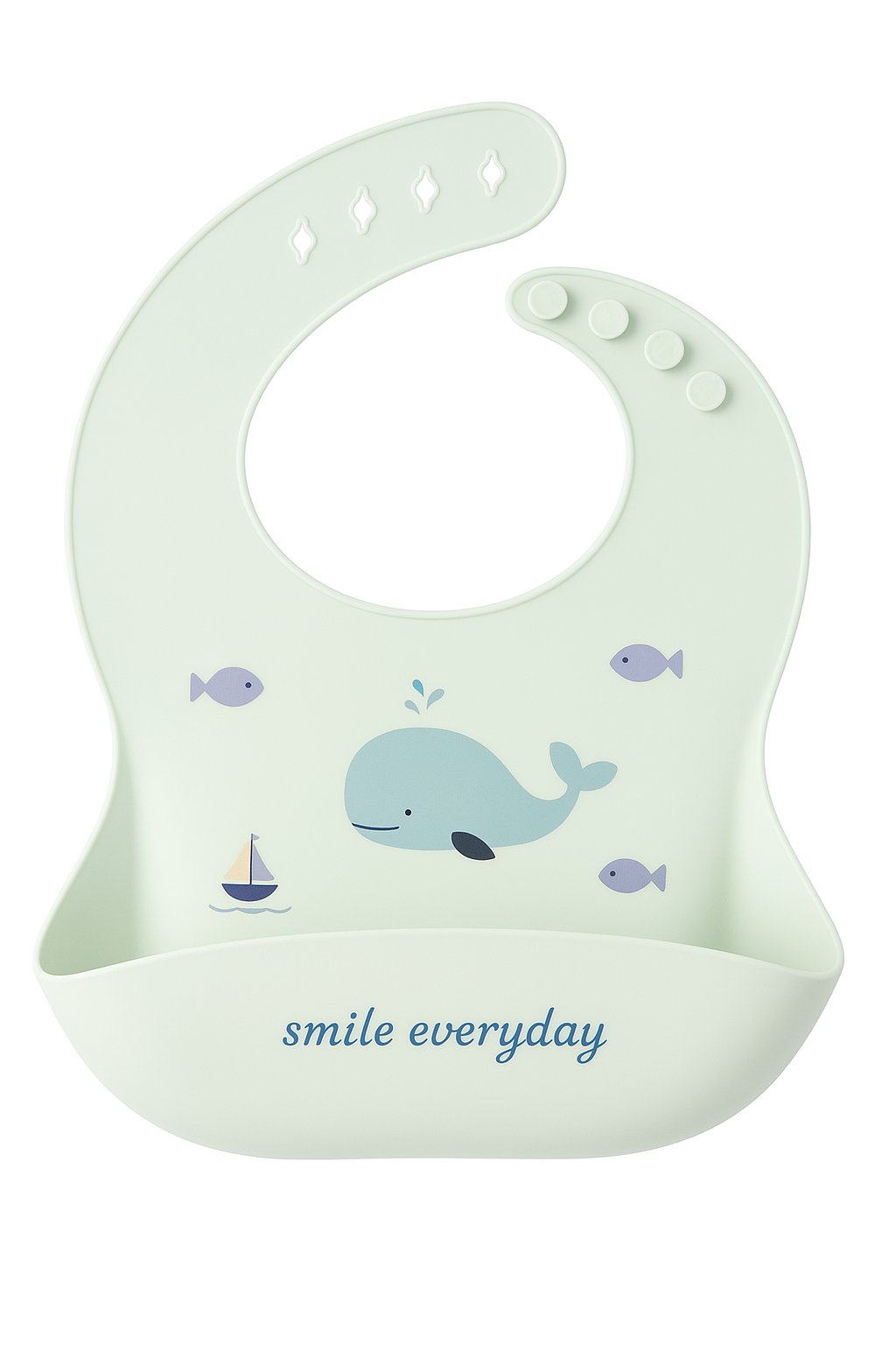 Silikonhaklapp med uppsamlingsficka – 21x30 cm