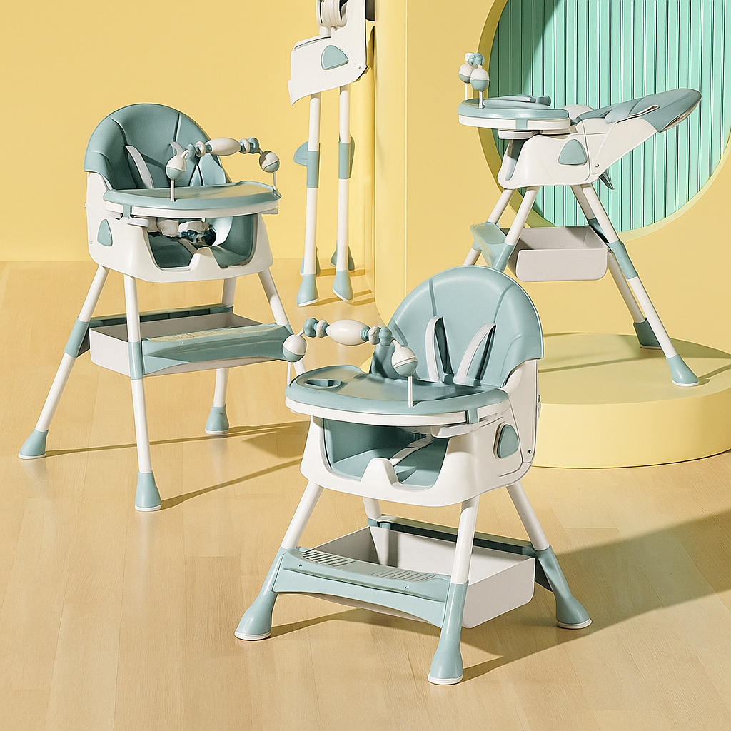 Multifunktionell Matstol för Barn